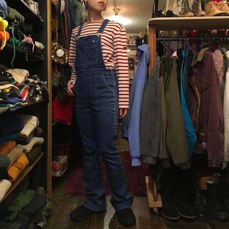 [USED] ピタッと形がきれい！Stretch DENIM Overall