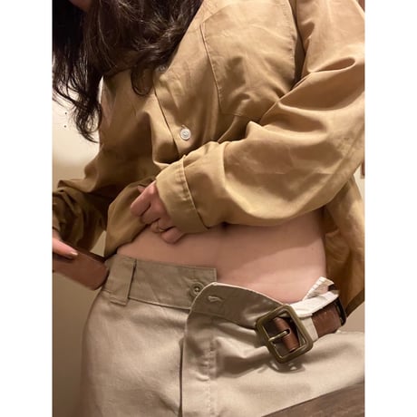 [USED]  "POLO" スタッズ　レザーベルト