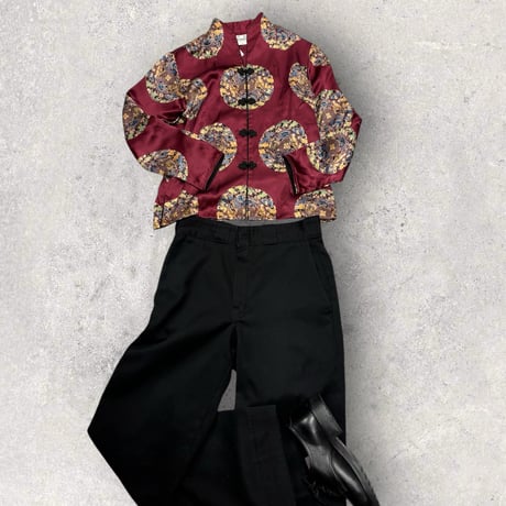 [USED] SILK チャイナシャツ