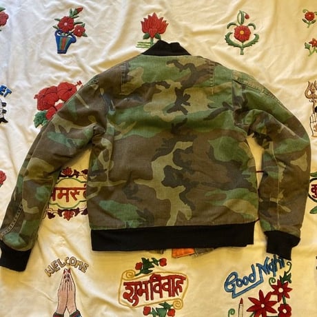 [USED] vintage CAMO柄  MA-1