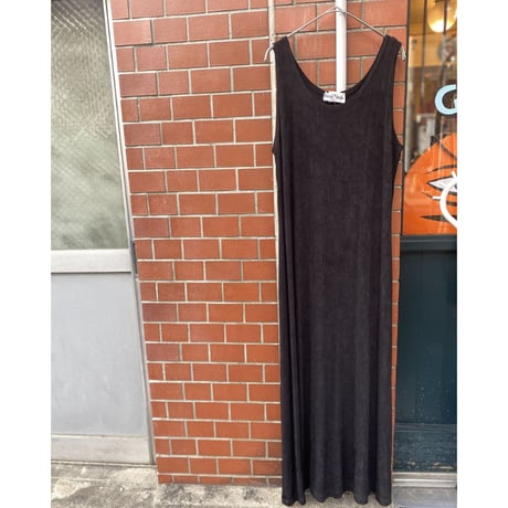 [USED] 黒ノースリーブワンピ