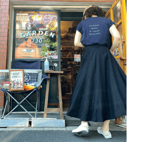 [USED] BLACK サーキュラースカート