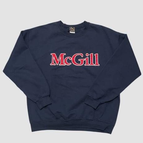 [USED] ロゴ入りNAVY SWEAT
