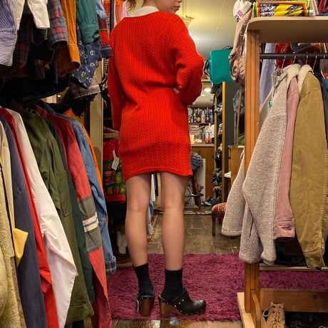 [USED]  made in SCOTLAND  ニットワンピ