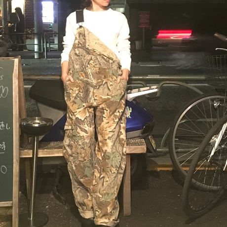 [USED]REAL TREE♡CAMO柄 オーバーオール