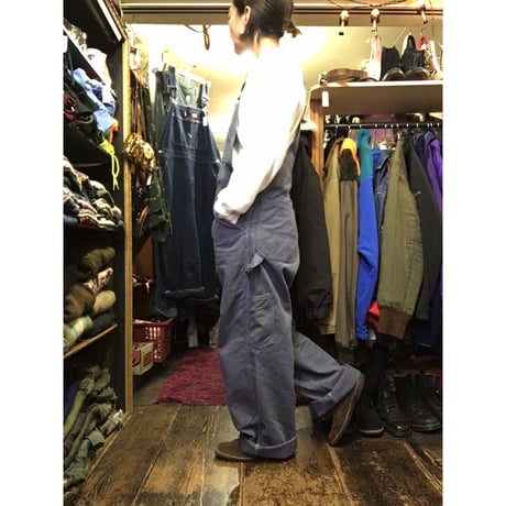 [USED] Vintage  Carhartt  GREY  オーバーオール