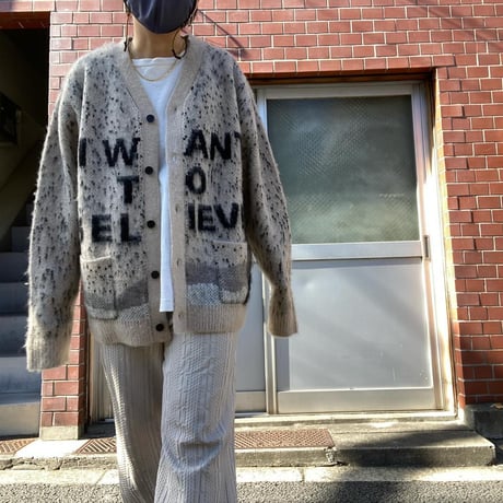 [CHEAP TIME$]  "I WANT TO BELIEVE" CARDIGAN
