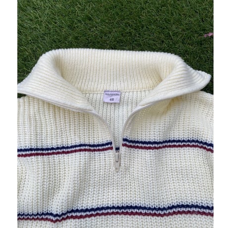 [USED] HALF ZIP ニット