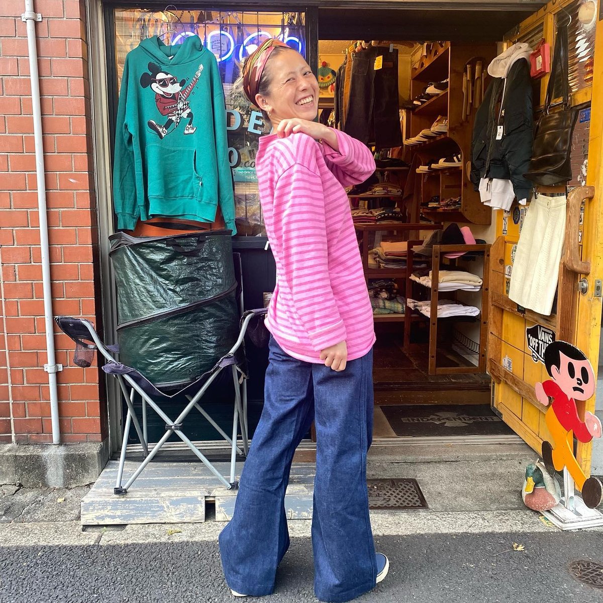 極美品 saint james バスクシャツ M くすみピンク SAINT JAMES ウェッソン バスクシャツ T3 長袖Tシャツ