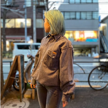 [USED] Wrangler COTTON DENIM SHIRT！