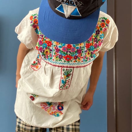 [USED] vintage メキシカン 刺繍チュニック