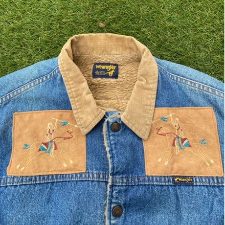 [USED] wrangrer ボアデニムJKT