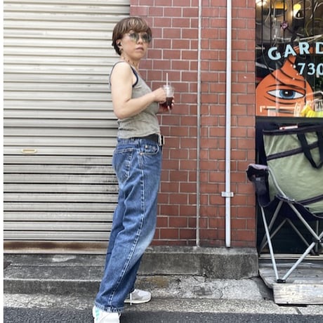 [USED] ボーダータンクトップ