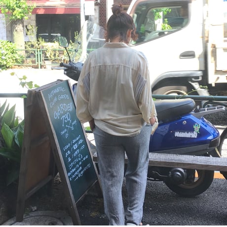 [USED] ITALY シルクシャツ