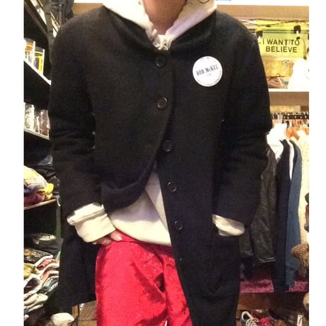 [USED] Black WOOLコート
