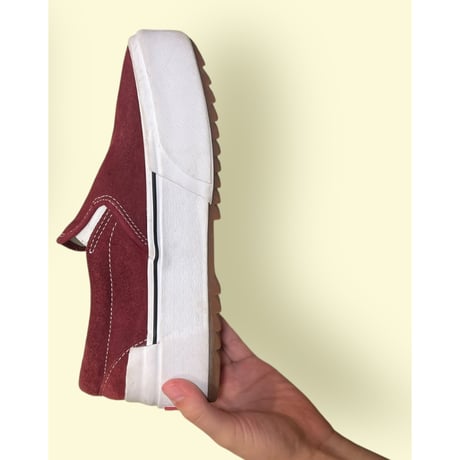 [USED] VANS スウェード厚底SLIP ON