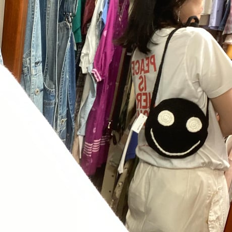 [USED]かぎ編みスマイリーBAG ☺︎☺︎☺︎