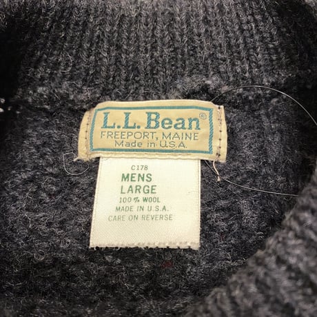 [USED] made in USA L.L.Bean KNIT