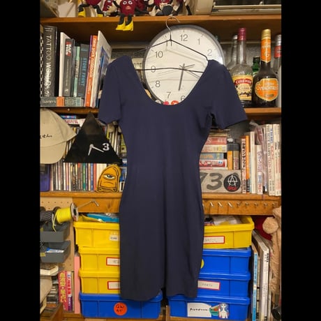 [USED] アメアパ navy タイトワンピース💙💜