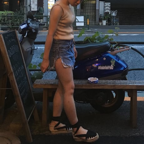 [USED] ふさふさ♡Levi's CUTOFF DENIM SHORTS
