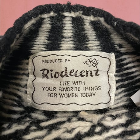 [USED]  ハイネックノルディック柄 KNIT