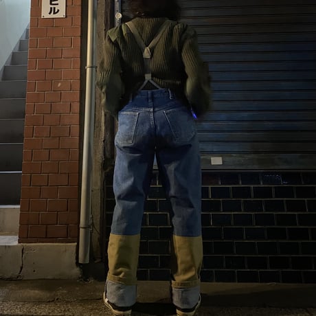 [USED] wrangler ダブルニー DENIM PANTS！