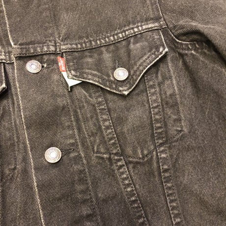 [USED]  Good Size! Levi's BLACK DENIM JKT