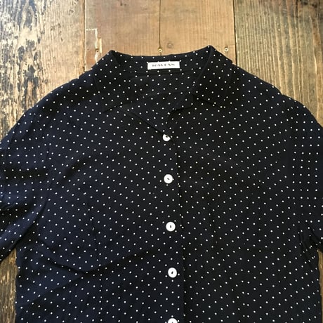 [USED] サラッとしたドット柄シャツ