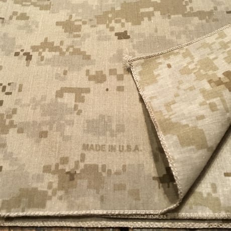 [SELECT] CAMO 柄 BANDANA  made in USA.
