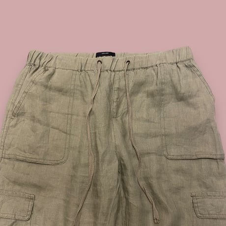 [USED] LINEN☁️CARGO PANTS