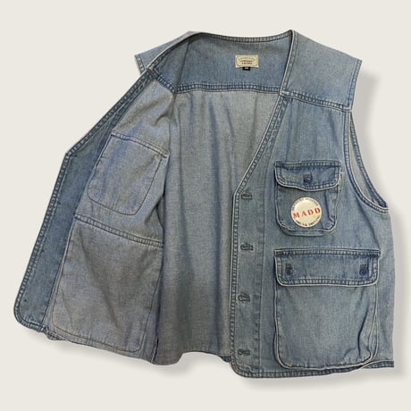[USED] 4POCKET DENIM VEST！