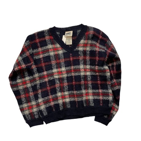 [USED]”Northern Reflections”チェックKNIT