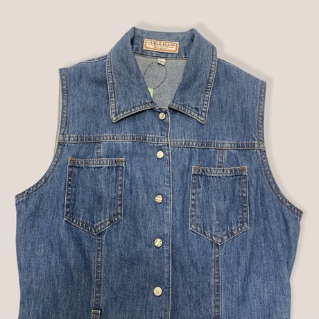 [USED] "GUESS JEANS" DENIM ONE-PIECE💙