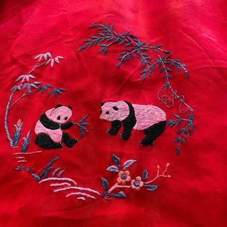 [USED] パンダ🐼CHINA ガウン ❤️