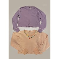 [USED] LADYS 後染め サーマル  PINK / PURPLE