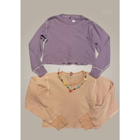 [USED] LADYS 後染め サーマル  PINK / PURPLE