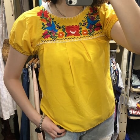 [USED] KIDS メキシカン 刺繍チュニック