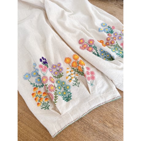 刺繍の会｜刺繍して育てていく一着｜8月29日（土）