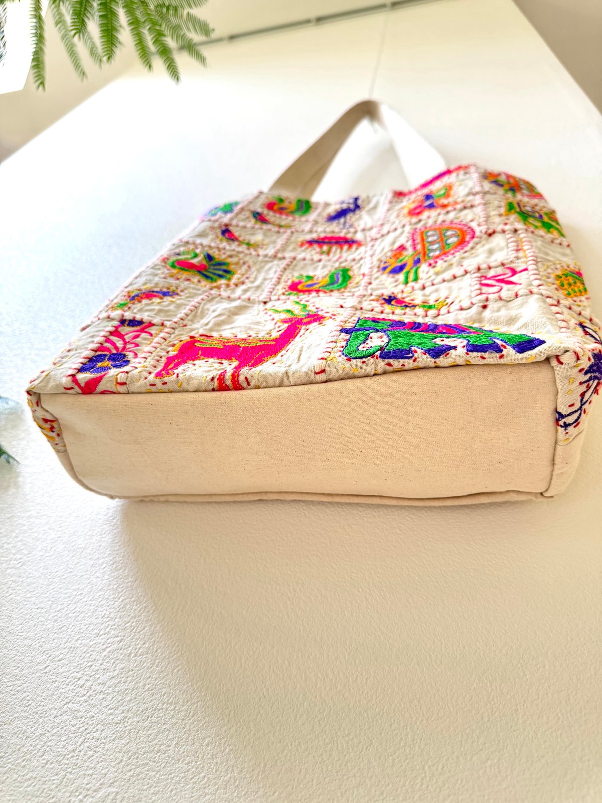 インド｜ラジコティ刺繍｜トートバッグ | Bahar Shop