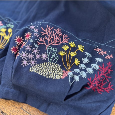 刺繍の会｜刺繍して育てていく一着｜8月29日（土）