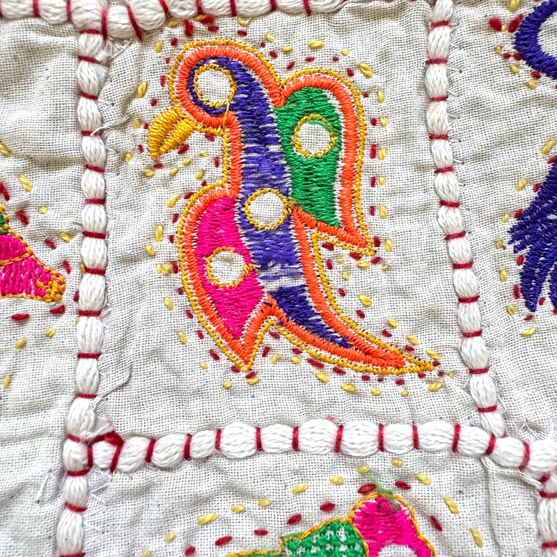 インド｜ラジコティ刺繍｜トートバッグ | Bahar Shop