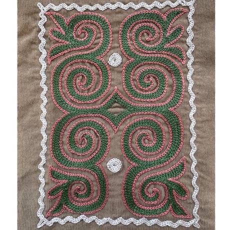 カザフ刺繍｜ミニトートバッグ C