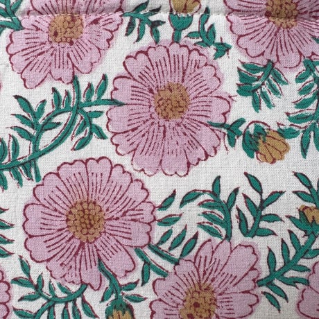 青の刺繍ワンピース＋保冷バッグのセット