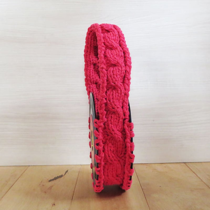 レコードバッグ 本物のレコードで出来たバッグ「bagu 」コットン