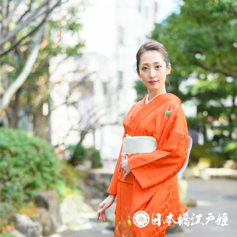 正絹付下げ （正絹 付下げ・訪問着レンタル 150059 青地 裾黒 辻が花）