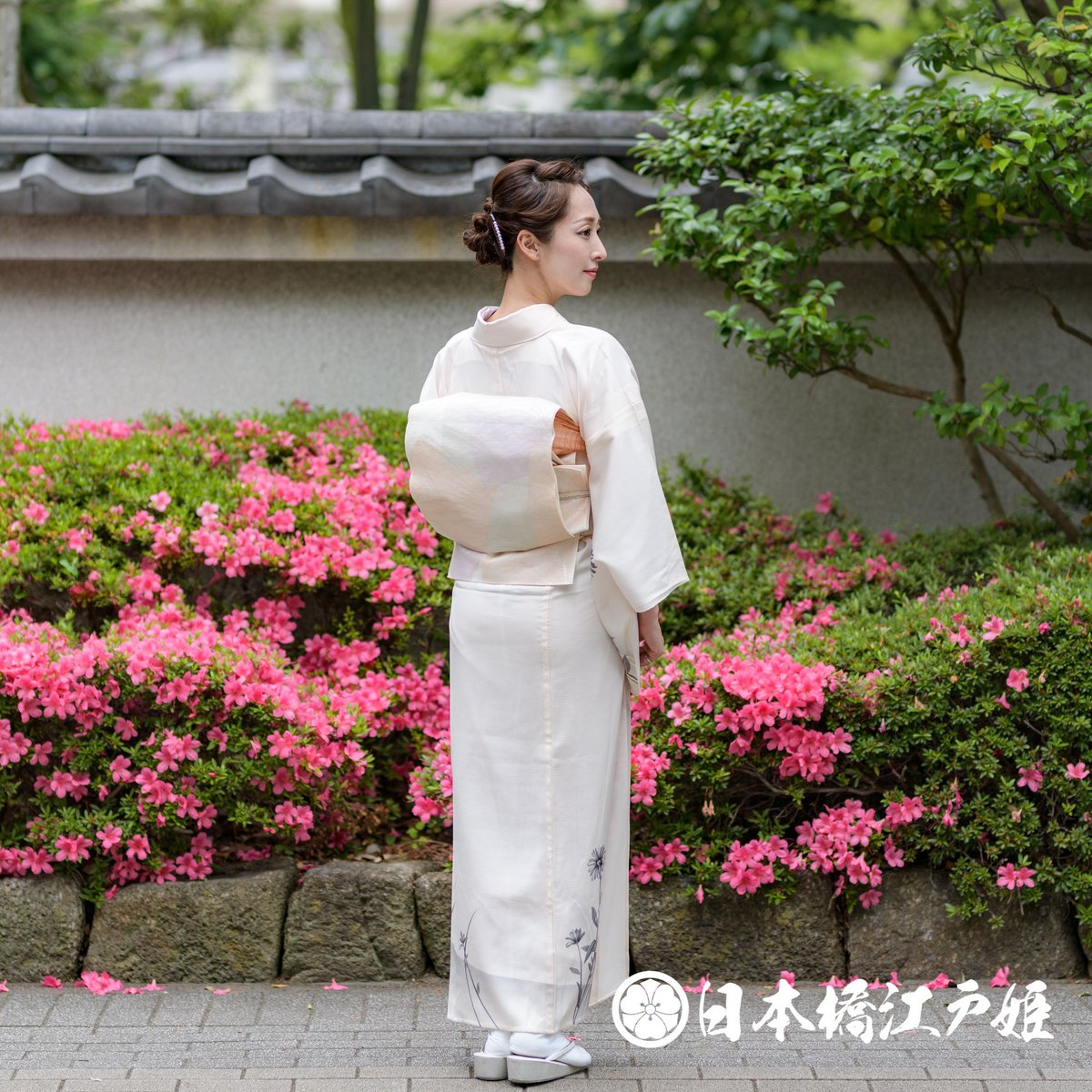 付下げ 身丈153.5cm 裄丈64cm M 薄物 絽 鳥 枝花 銀彩 薄紫 正絹 秀品  