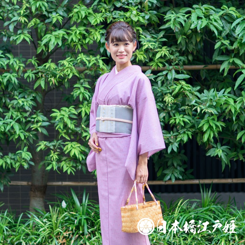 0275 夏物 名古屋帯 名品 正絹 よもぎ色 幾何学 縞 金糸 銀糸 お太鼓柄  