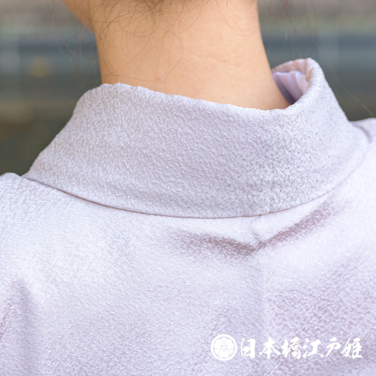 0351 付け下げ　名品　Aランク美品　正絹　袷　薄紫　草花　棗　金糸　刺繍　身丈155cm
