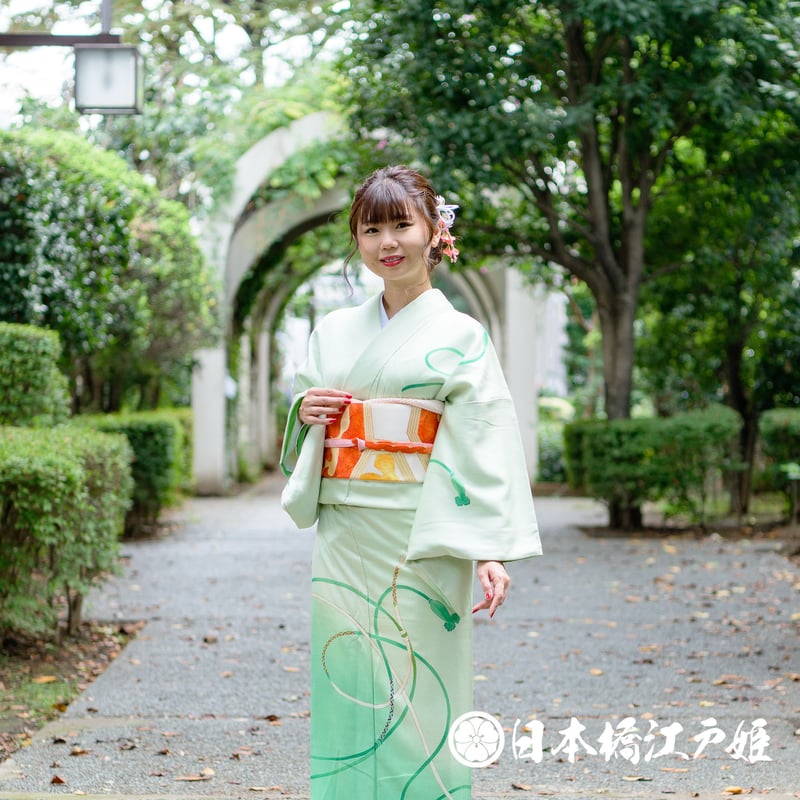 付け下げ 刺繍 ちりめん 蝋色 正絹 反物