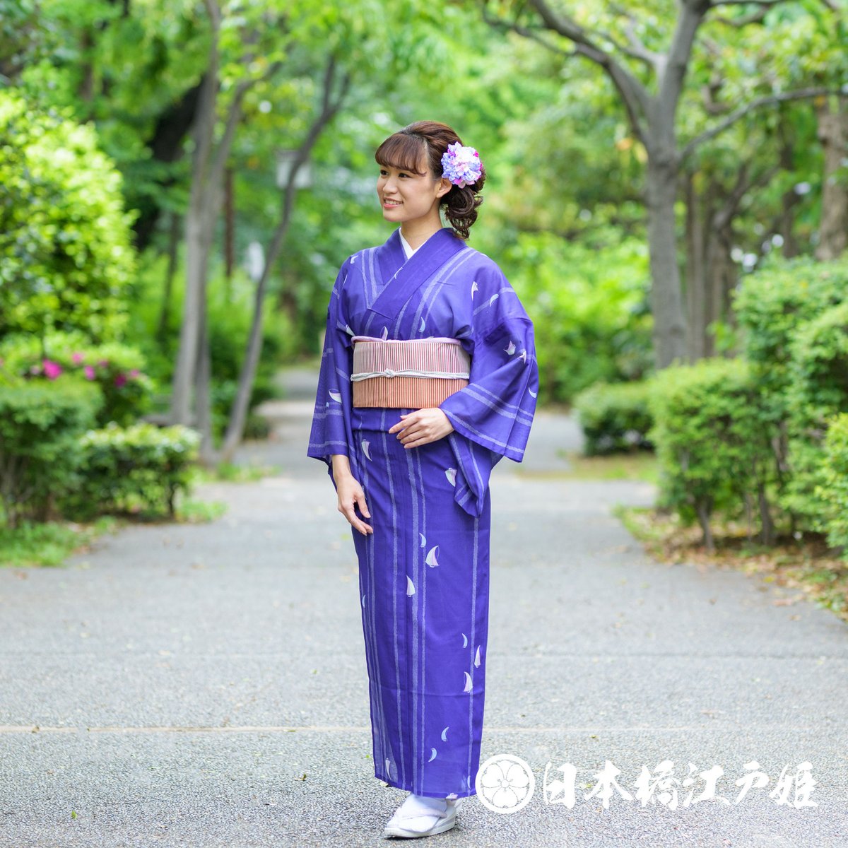 絽・反物販売8】正絹 絽附下着尺（紫系） 憎い